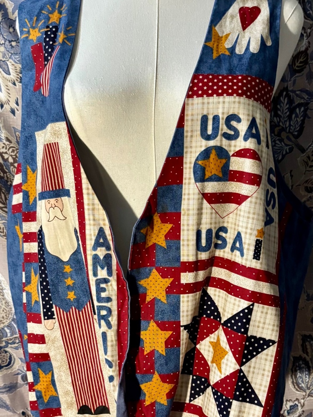Homemade USA vest